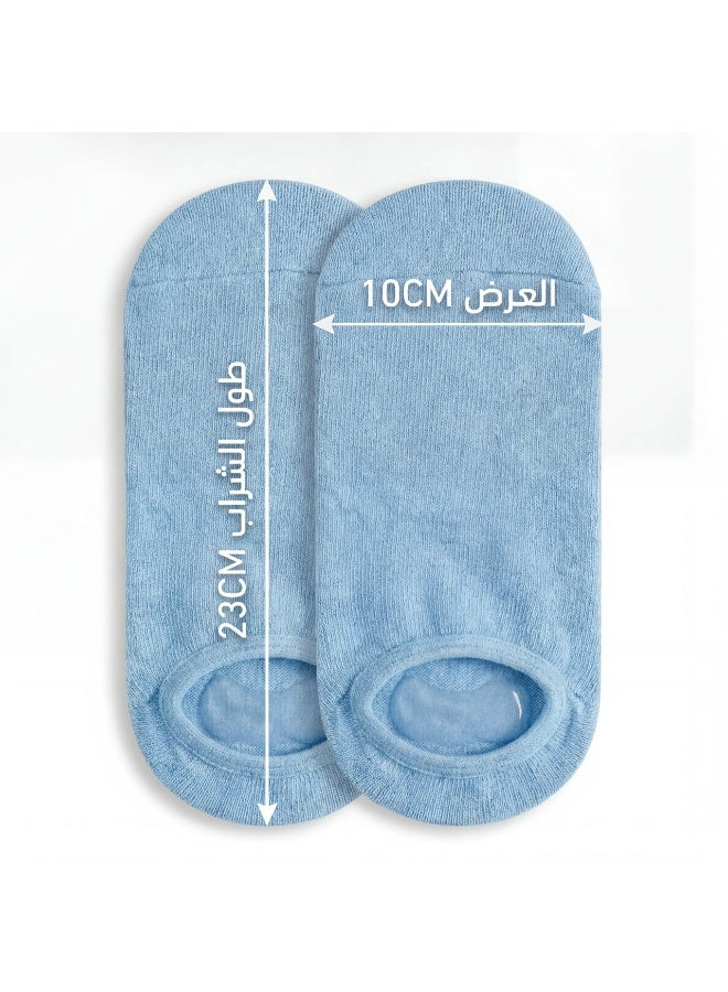 Premium Silicone Heel Protector Socks for Cracked Heels - 1 Pair Gel Support for Men & Women - Image 2